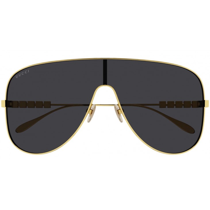 Gucci 1436S-001 99 Sunglass WOMAN METAL GOLD-GOLD-GREY