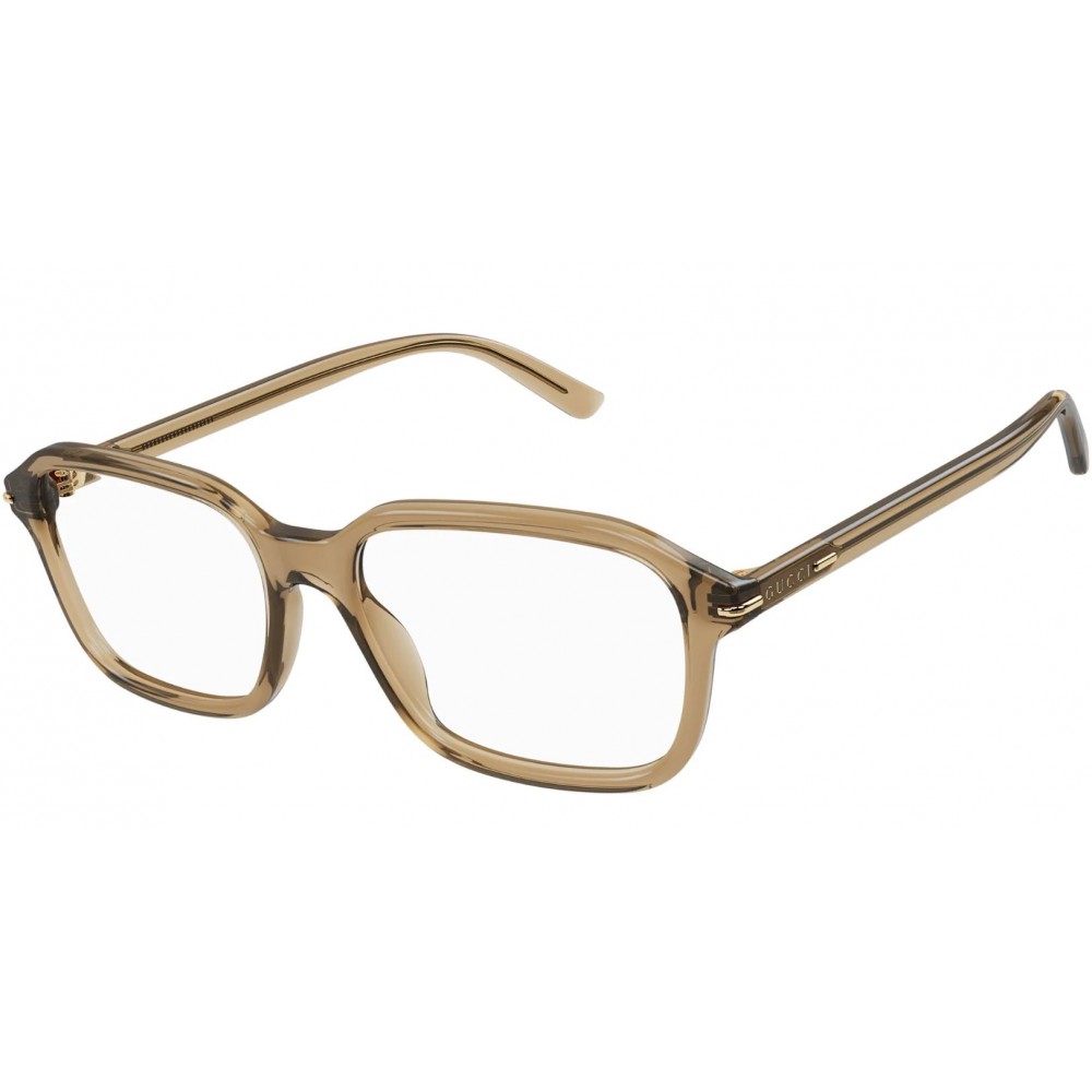 Gucci 1446O-004 56 Optical Frame MAN RECYCLE BROWN-BROWN-TRANSPARENT