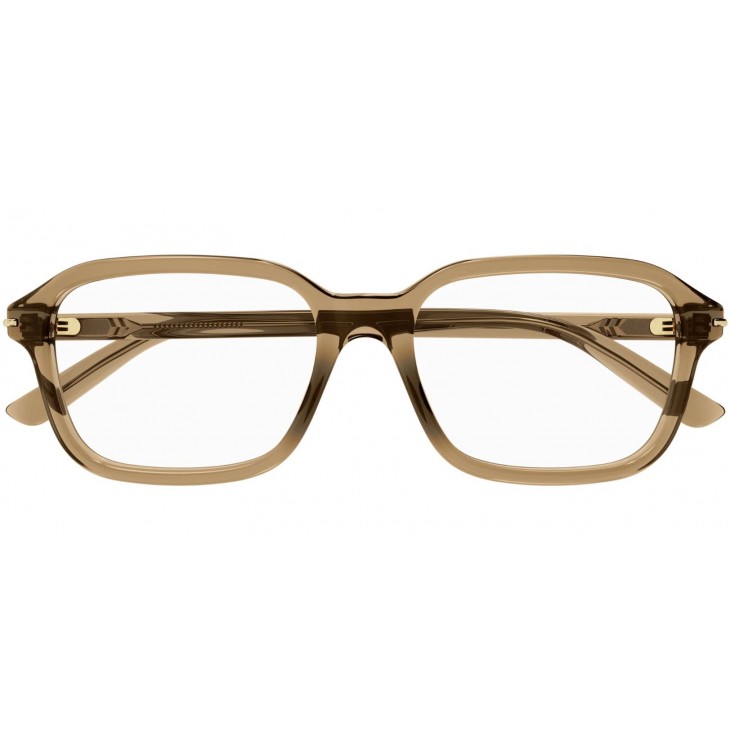 Gucci 1446O-004 56 Optical Frame MAN RECYCLE BROWN-BROWN-TRANSPARENT