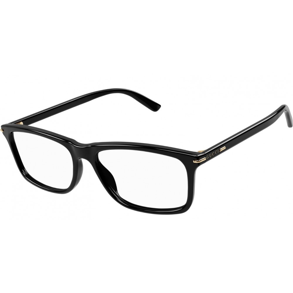 Gucci 1447O-001 57 Optical Frame MAN RECYCLE BLACK-BLACK-TRANSPARENT