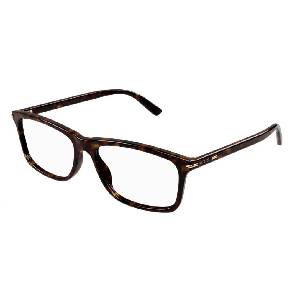 Gucci 1447O-002 57 Optical Frame MAN RECYCLE HAVANA-HAVANA-TRANSPARENT