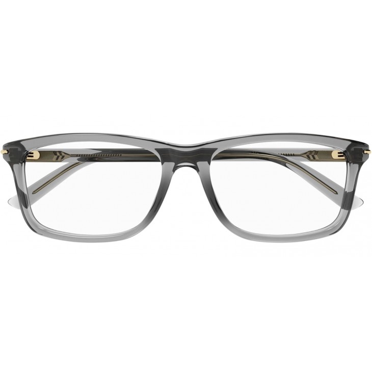 Gucci 1447O-004 57 Optical Frame MAN RECYCLE GREY-GREY-TRANSPARENT