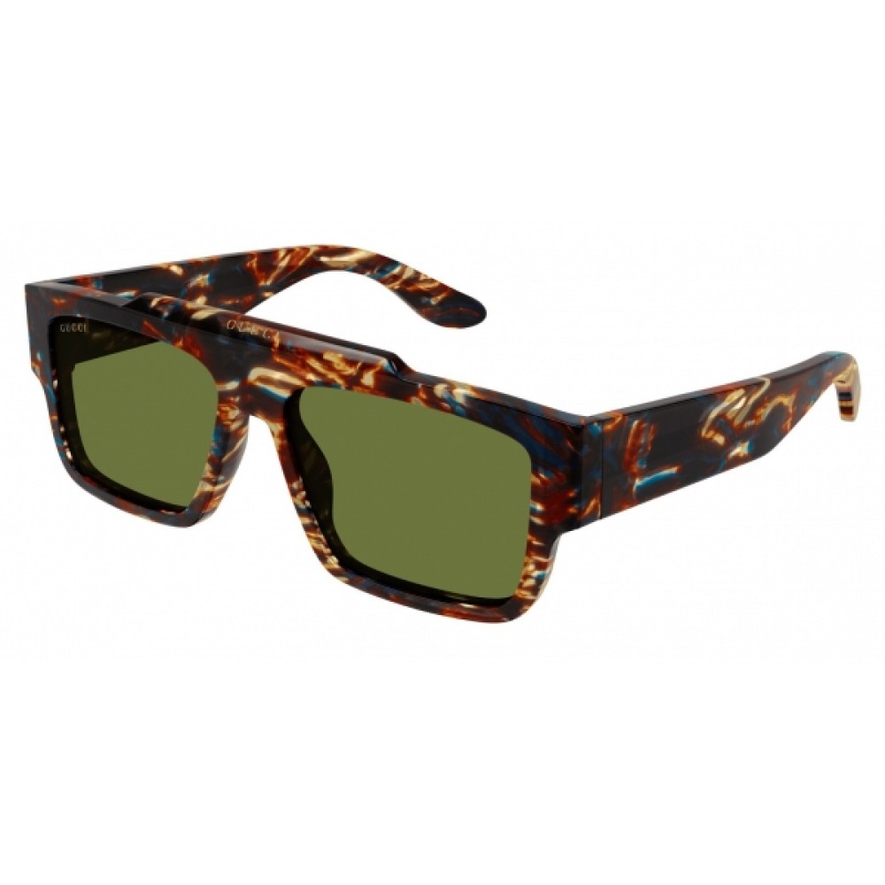 Gucci 1460S-002 56 Sunglass MAN ACETATE HAVANA-HAVANA-GREEN