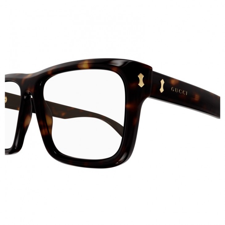 Gucci 1462O-002 56 Optical Frame MAN RECYCLE HAVANA-HAVANA-TRANSPARENT