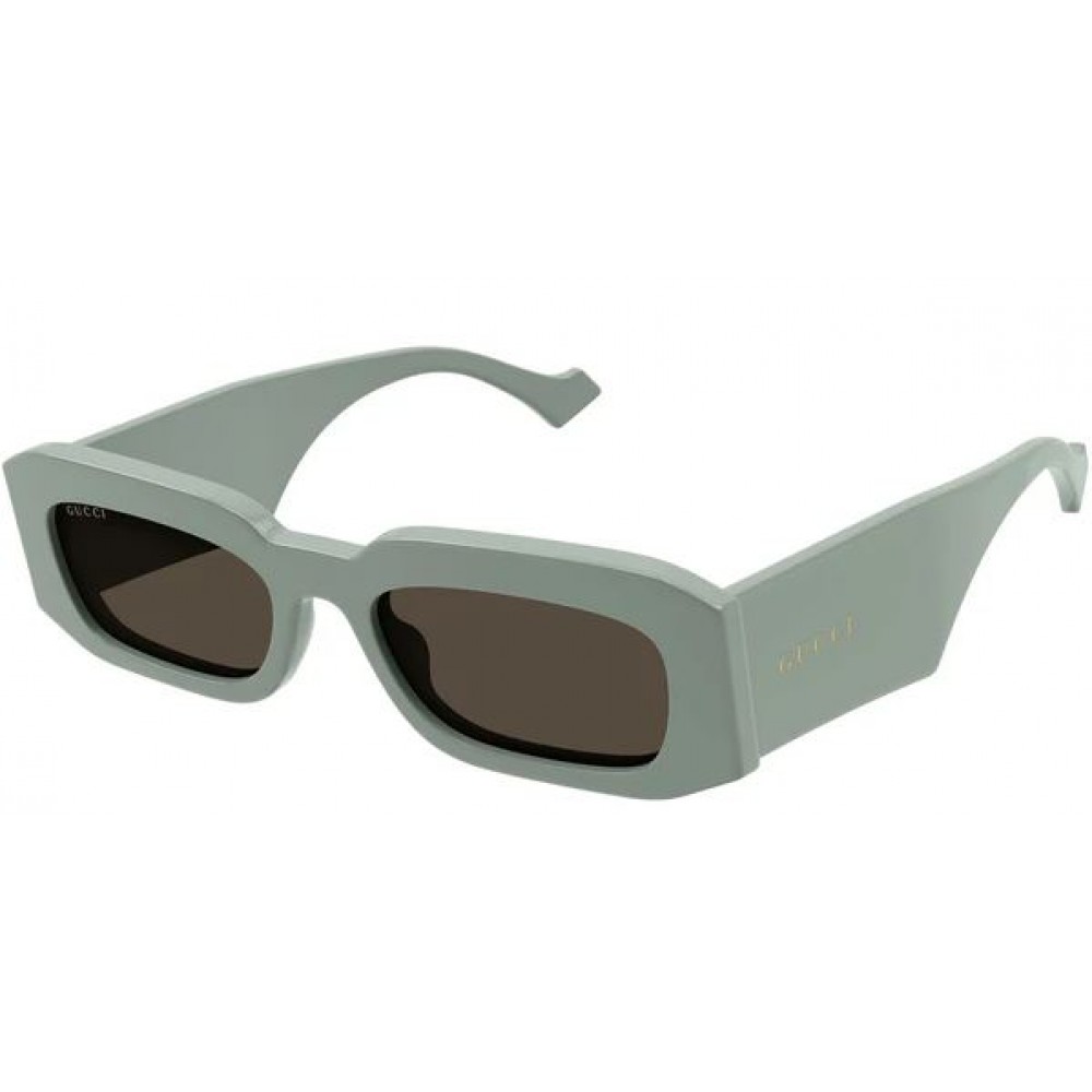 Gucci 1426S-004 54 Sunglass MAN RECYCLED ACE GREEN-GREEN-BROWN