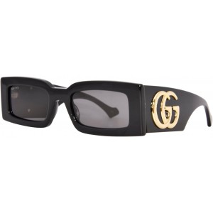 Gucci 1425S-001 53 Sunglass WOMAN RECYCLED A BLACK-BLACK-GREY