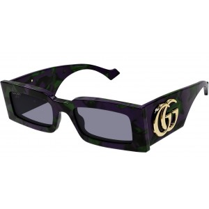 Gucci 1425S-003 53 Sunglass WOMAN RECYCLED A HAVANA-HAVANA-GREY