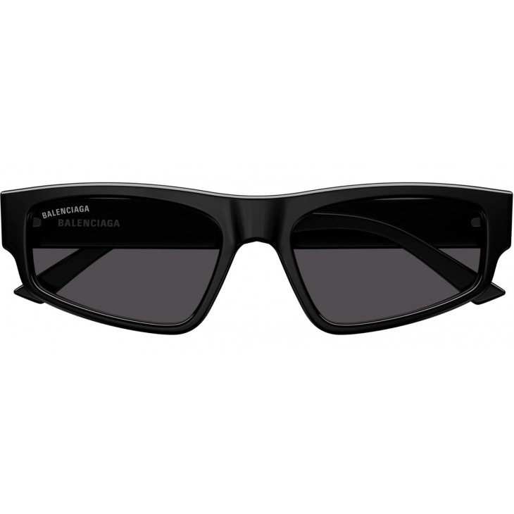 Balenciaga 0305S-001 56 Sunglass UNISEX RECYCLED BLACK-BLACK-GREY