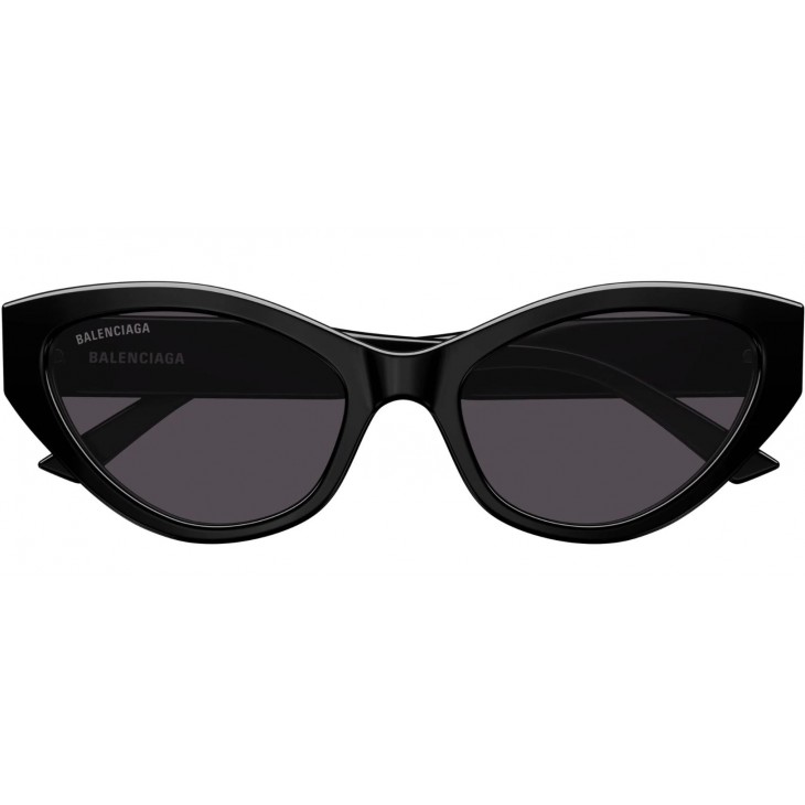 Balenciaga 0306S-001 57 Sunglass WOMAN RECYCLED A BLACK-BLACK-GREY