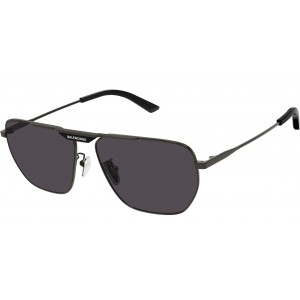 Balenciaga 0298SA-001 61 Sunglass MAN METAL GREY-GREY-GREY