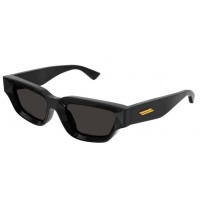 Bottega Veneta 1250S-001 53 Sunglass UNISEX INJECTION BLACK-BLACK-GREY