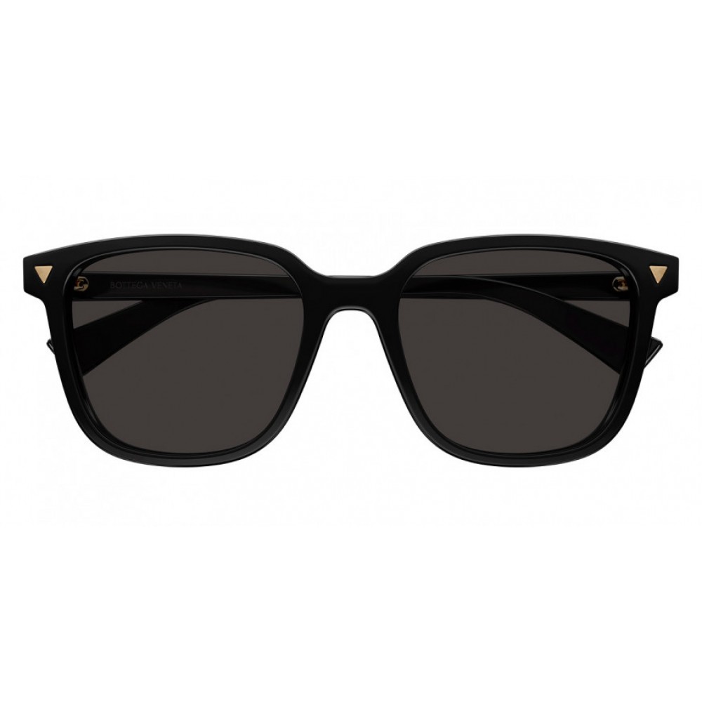 Bottega Veneta 1255SA-001 55 Sunglass UNISEX RECYCLED BLACK-BLACK-GREY