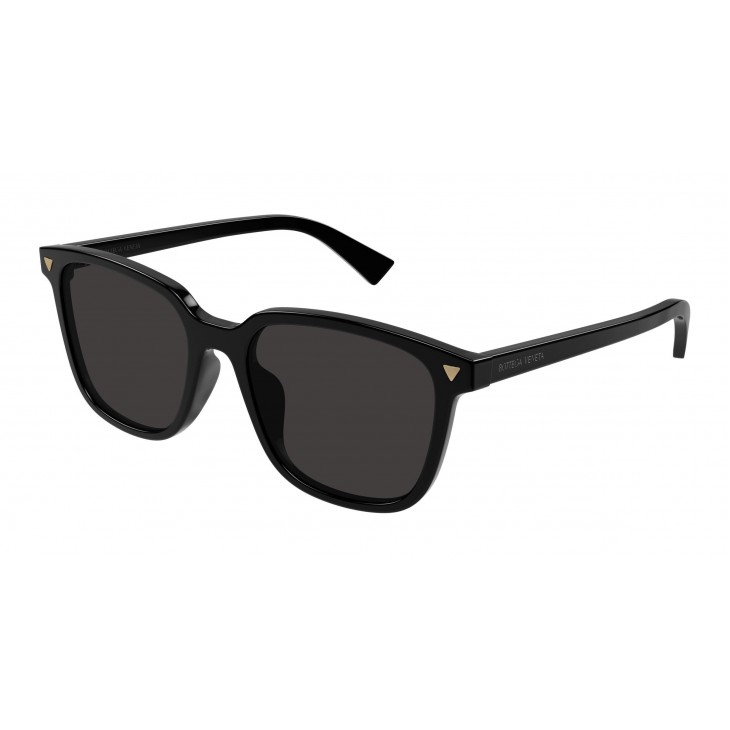 Bottega Veneta 1255SA-001 55 Sunglass UNISEX RECYCLED BLACK-BLACK-GREY