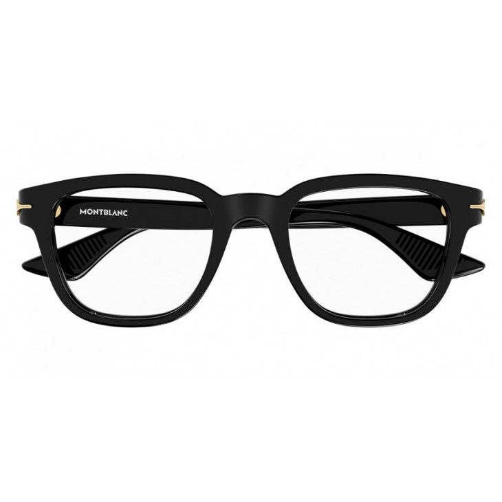 Montblanc 0305O-005 53 Optical Frame MAN RECYCLE BLACK-BLACK-TRANSPARENT