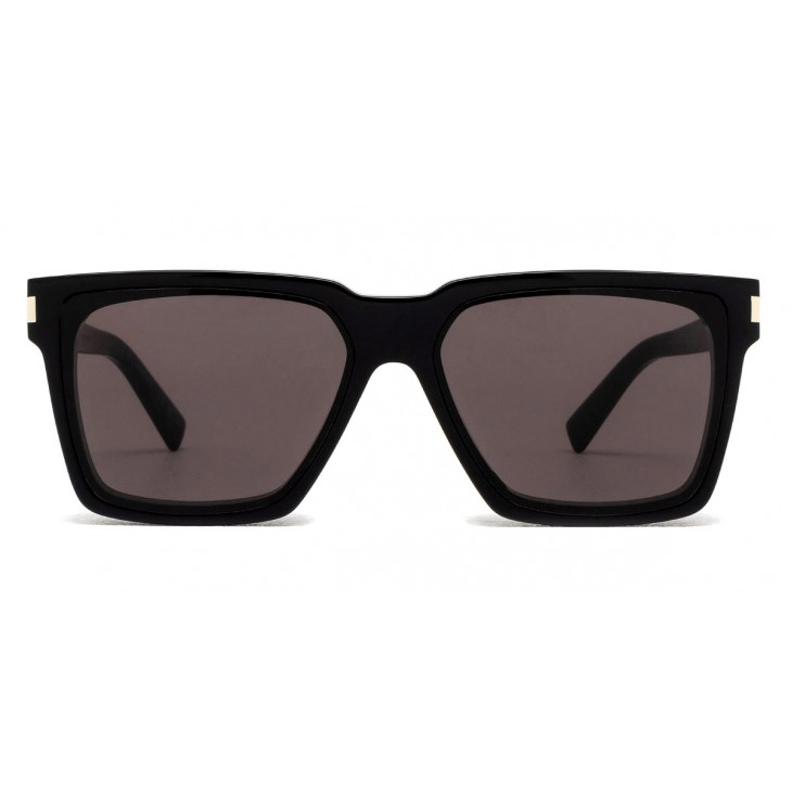 Yves Saint Laurent 610-001 59 Sunglass UNISEX RECYCLED A BLACK-BLACK-BLACK