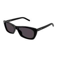 Yves Saint Laurent 613-001 58 Sunglass WOMAN RECYCLED AC BLACK-BLACK-BLACK