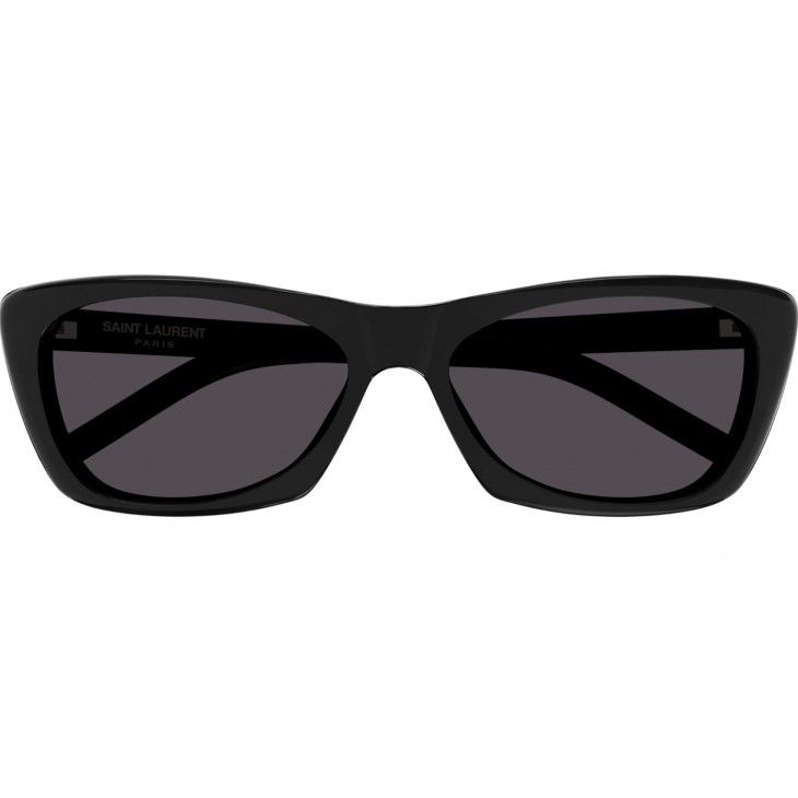 Yves Saint Laurent 613-001 58 Sunglass WOMAN RECYCLED AC BLACK-BLACK-BLACK