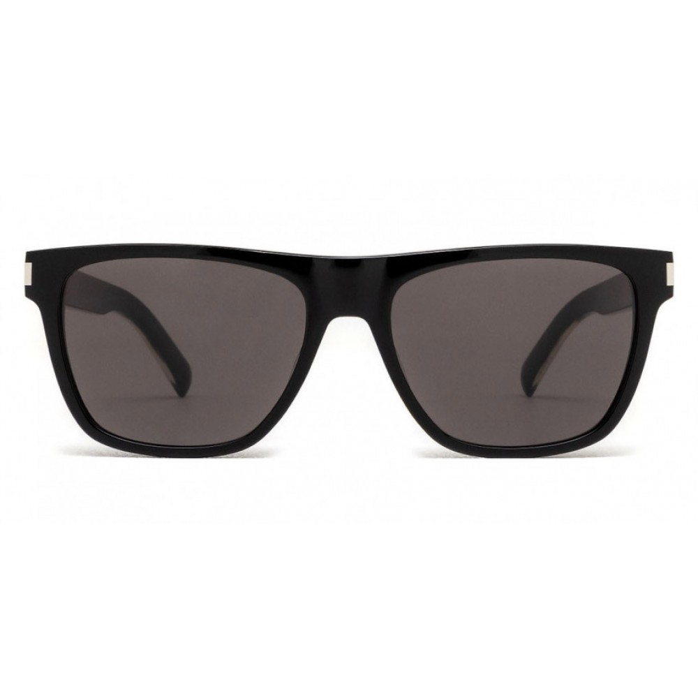 Yves Saint Laurent 619-001 56 Sunglass MAN RECYCLED ACET BLACK-CRYSTAL-BLACK