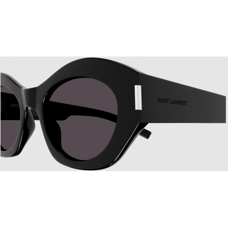 Yves Saint Laurent 639-001 52 Sunglass WOMAN RECYCLED AC BLACK-BLACK-BLACK