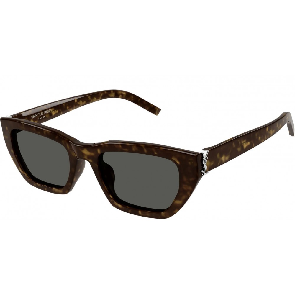 Yves Saint Laurent M127/F-002 53 Sunglass WOMAN RECYCLED HAVANA-HAVANA-GREY