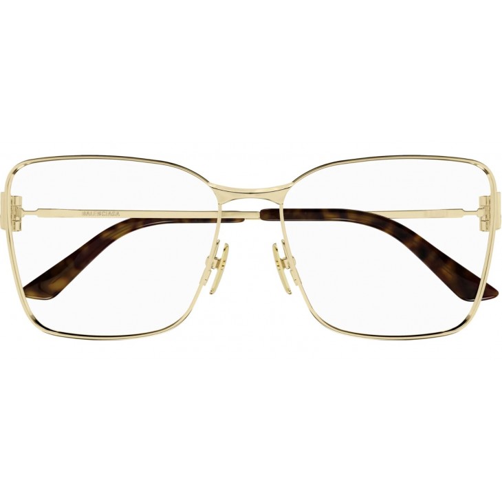 Balenciaga 0339O-003 59 Optical Frame WOMAN METAL GOLD-GOLD-TRANSPARENT