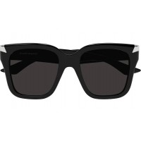 Alexander McQueen 0440S-001 53 Sunglass WOMAN RECYCLED A BLACK-BLACK-GREY