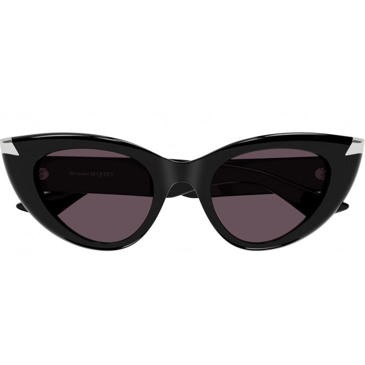 Alexander McQueen 0442S-002 50 Sunglass WOMAN RECYCLED A BLACK-BLACK-VIOLET