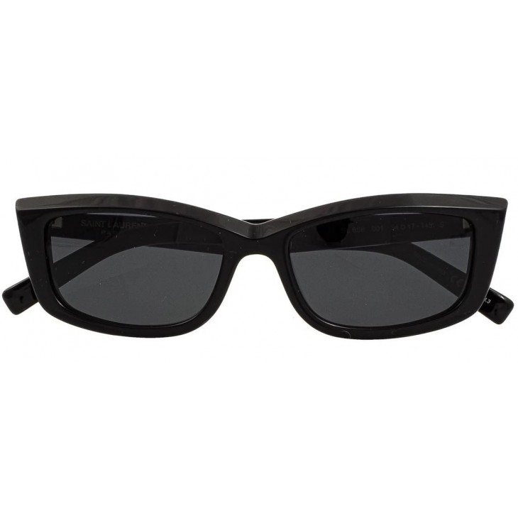 Yves Saint Laurent 658-001 54 Sunglass WOMAN RECYCLED AC BLACK-BLACK-BLACK