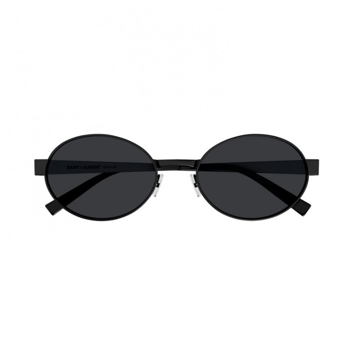 Yves Saint Laurent 692-001 55 Sunglass WOMAN METAL BLACK-BLACK-BLACK