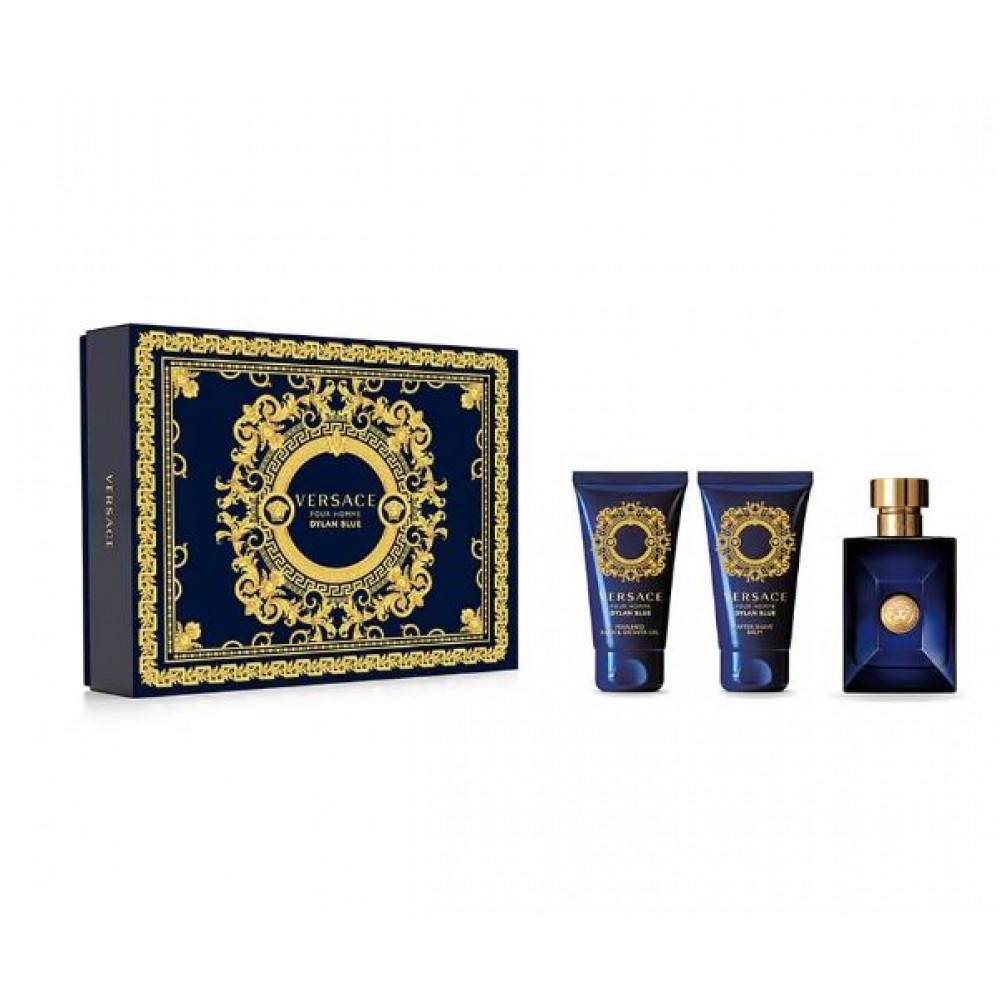 Set Cadou Versace Pour Homme Dylan Blue EDT 50 ml + AS 50 ml + SG 50 ml