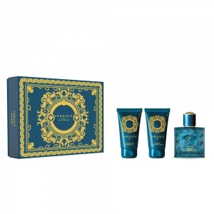 Set Cadou Versace Eros EDT 50 ml + AS 50 ml + SG 50 ml