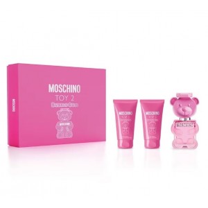 Set Cadou Moschino Toy 2 Bubble Gum EDT 50 ml + Loțiune de corp 50 ml + Gel De Duș 50 ml