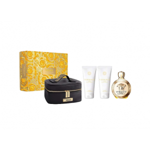 Set Cadou Versace Eros Femme EDP 100 ml + Loțiune de corp 100 ml + Gel de duș 100 ml + Geantă Cosmetică