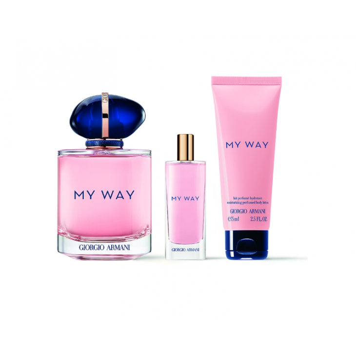 Set Cadou Giorgio Armani My Way Set EDP 90 ml + EDP 15 ml + Loțiune De Corp 75 ml