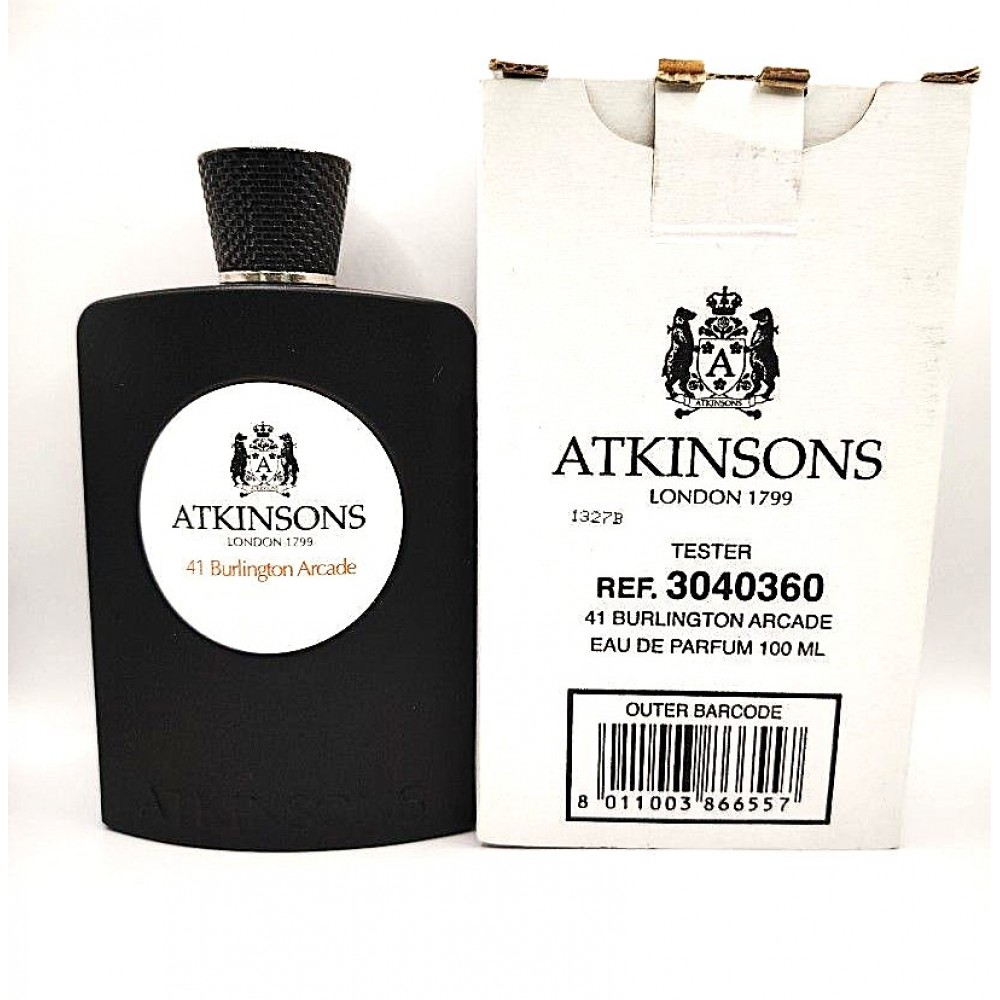 Tester Atkinsons 41 Burlington Arcade Unisex EDP 100 ml