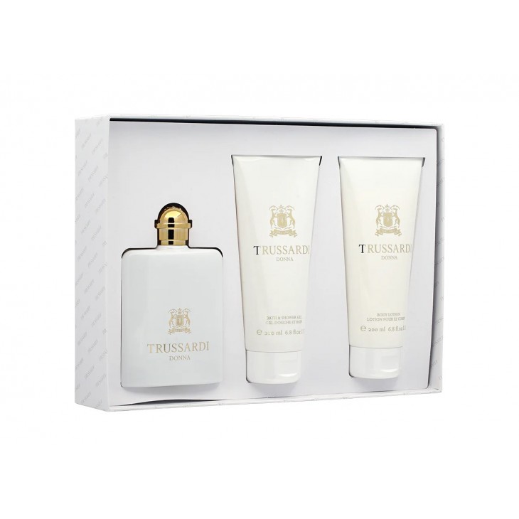 Set Cadou Trussardi 1911 Donna Urban Deluxe EDP 100 ml + Gel de duș 200 ml + Loțiune de corp 200 ml