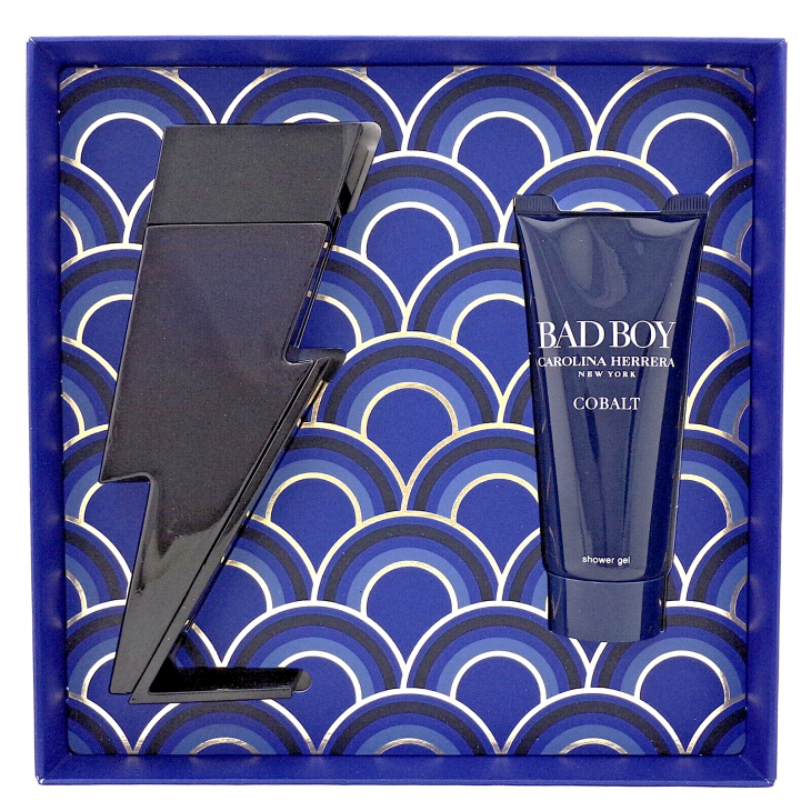 Set Cadou Carolina Herrera Bad Boy Cobalt Elixir EDP 100 ml + Gel De Duș 100 ml