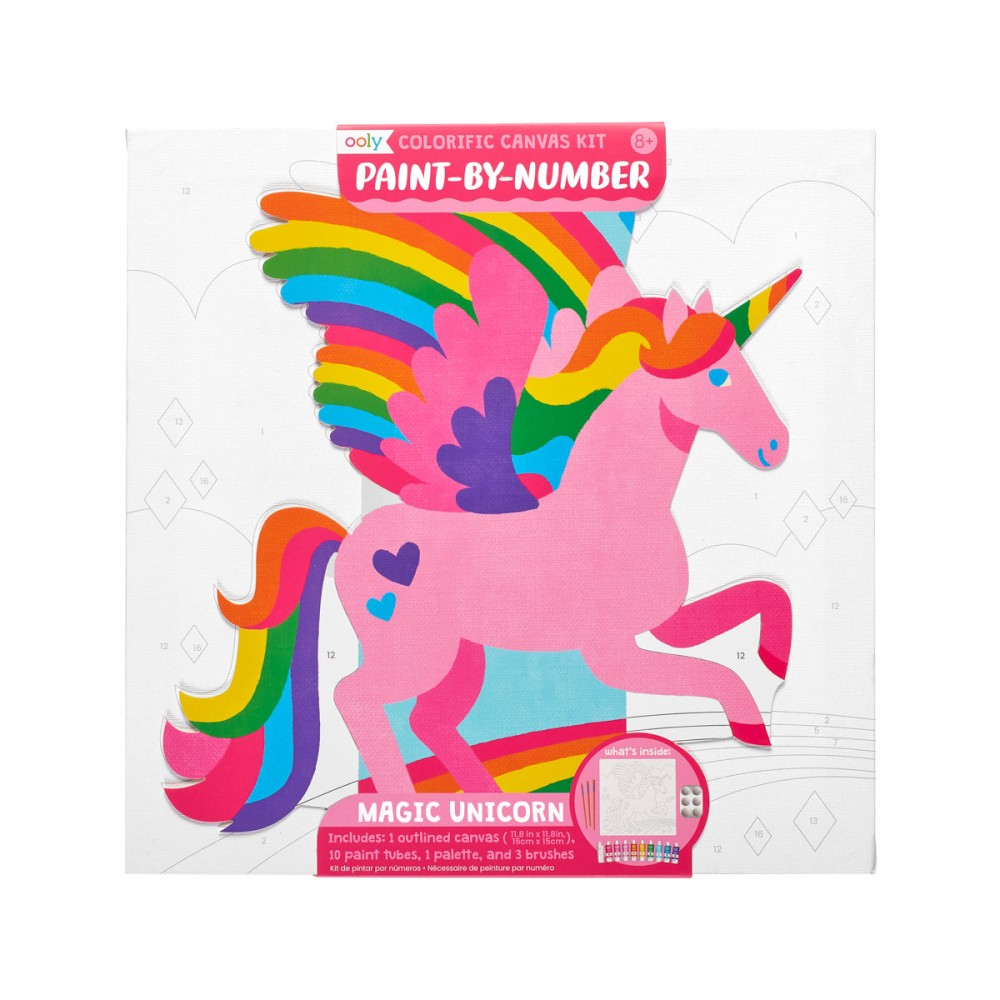 Set creativ Picteaza pe numere - Magic Unicorn