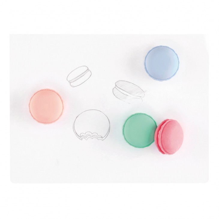 Radiere parfumate Le Macaron Patisserie- Set de 5