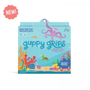 Guppy Grips - autocolante anti-alunecare pentru baie