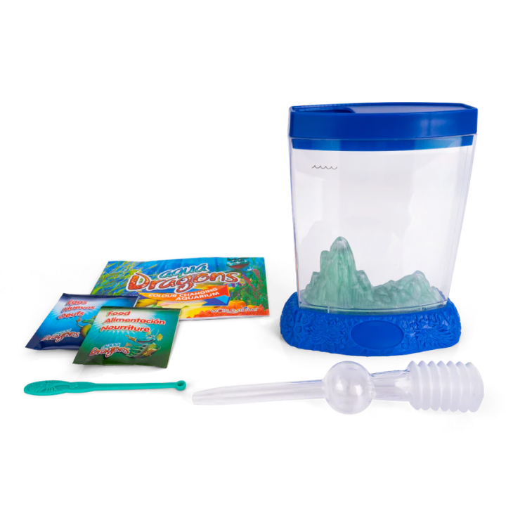 Set educativ STEM - AQUA DRAGONS    Habitat Deluxe in culori schimbatoare si LED-uri