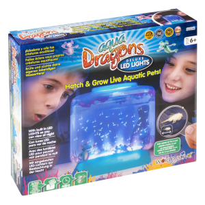 Set educativ STEM - AQUA DRAGONS    Habitat Lumea subacvatica - acvariu Deluxe cu LED-uri