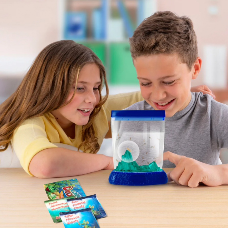 Set educativ STEM - AQUA DRAGONS    Habitat Deluxe in culori schimbatoare si LED-uri