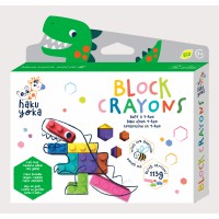 Creioane cerate interconectabile Block Crayons - Dinozaur T-Rex, Haku Yoka