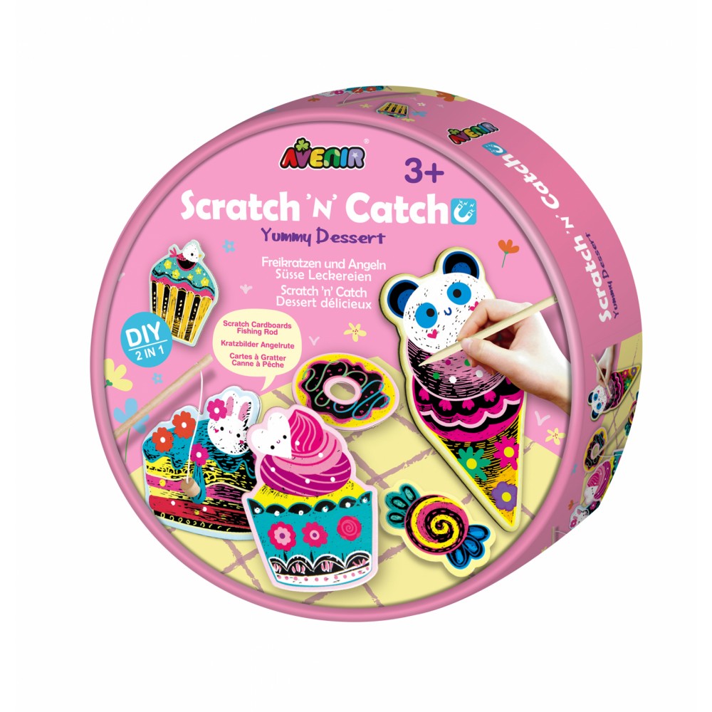 Joc de pescuit 2in1 razuibil - Scratch  N  Catch-Desert delicios