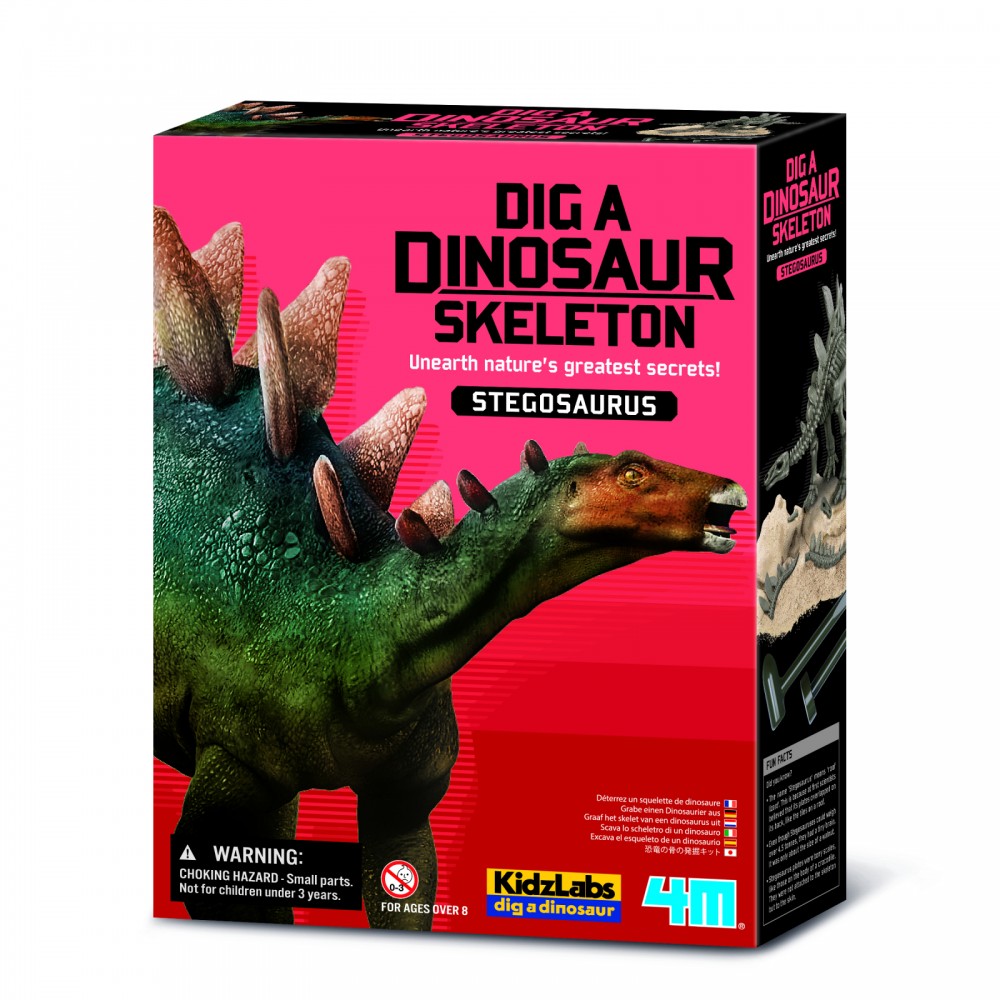 Set educativ Sapa si descopera Dinozauri - Stegosaurus