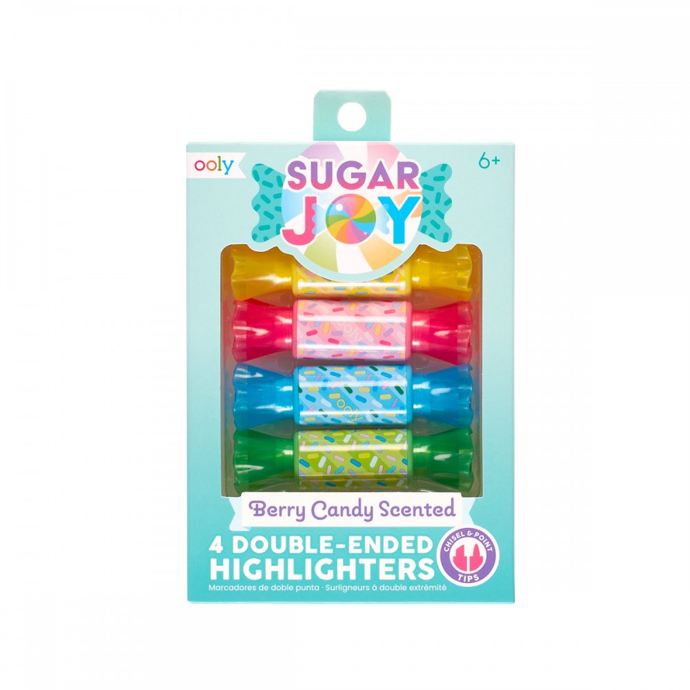 Carioci duble parfumate Sugar Joy - Set de 4