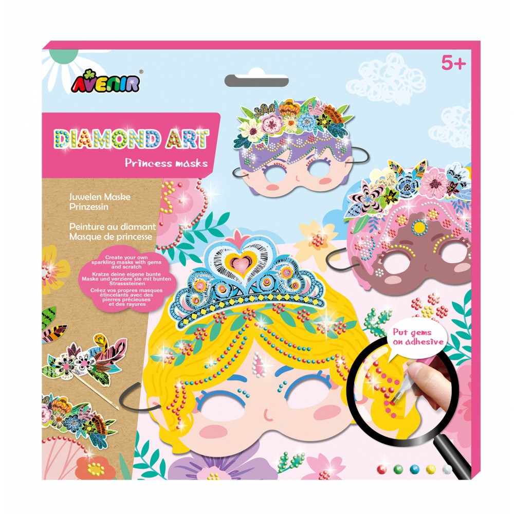 Set creativ DIY - Masti cu diamante - Printesa