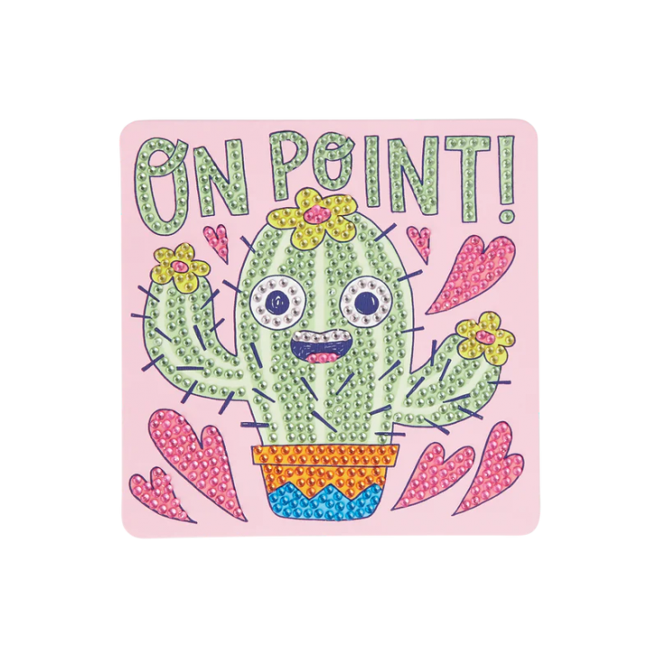 Mini Atelier creativ DIY cu diamante - Cheery Cactus