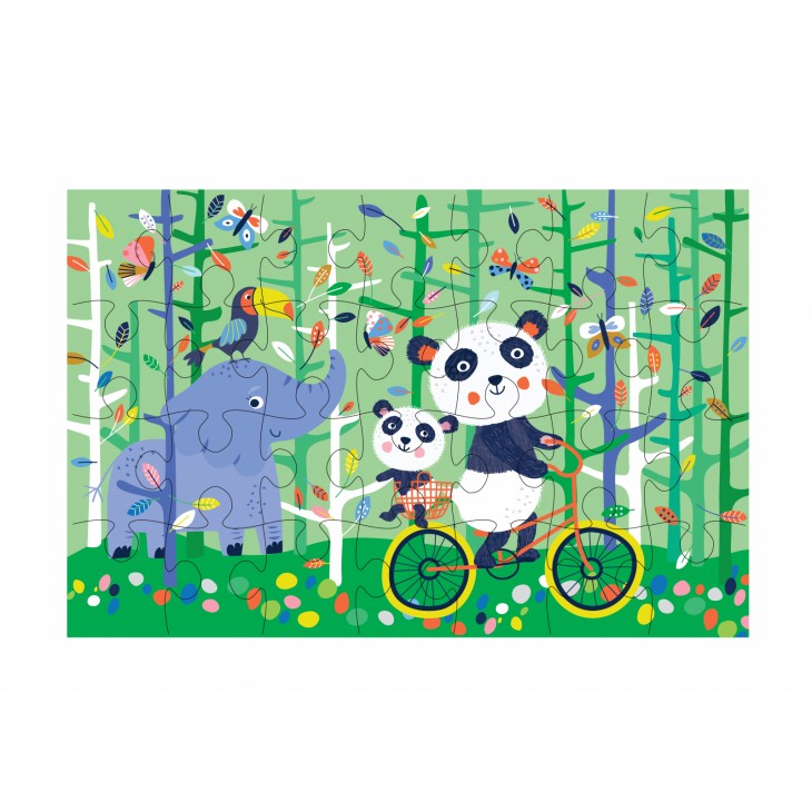 Puzzle cu 28 de piese  -Panda